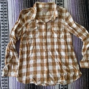 Old Navy Plaid Shirt. Women’s Large